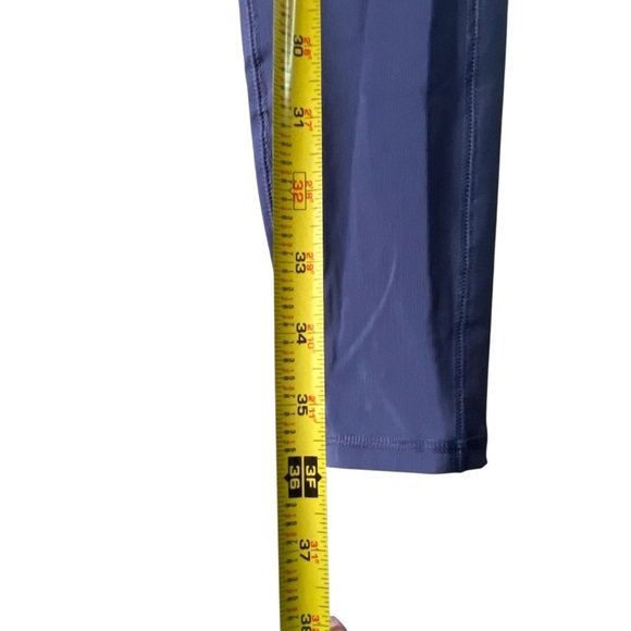 NWT Puma Prussion Blue Compression Leggings with Ribbed Panels SZ XL - Picture 5 of 9